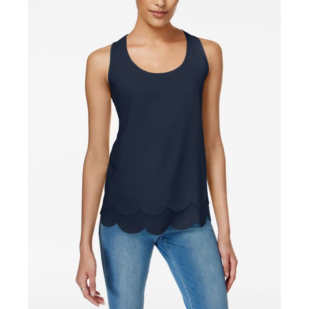 Maison Jules Tiered Cutout Shell